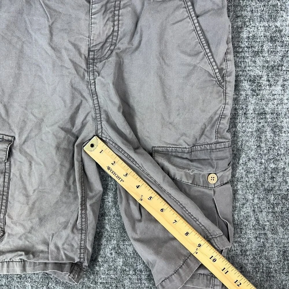 Lucky Brand Shorts Boys 12 Cargo Adjustable Waist Gray Play‎ Casual Bottoms